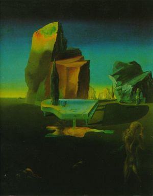 Contemporary Artwork by Salvador Dali - The Mysterious Source of Harmony