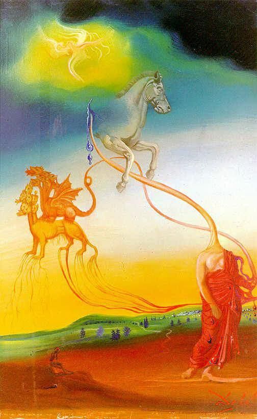 Salvador Dali's Contemporary Oil Painting - The Second Coming of Christ