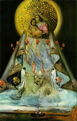Contemporary Artwork by Salvador Dali - Virgin of Guadalupe