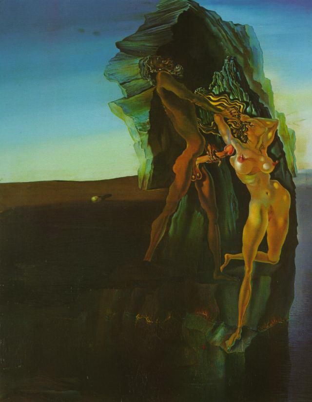 Salvador Dali's Contemporary Oil Painting - William Tell and Gradiva