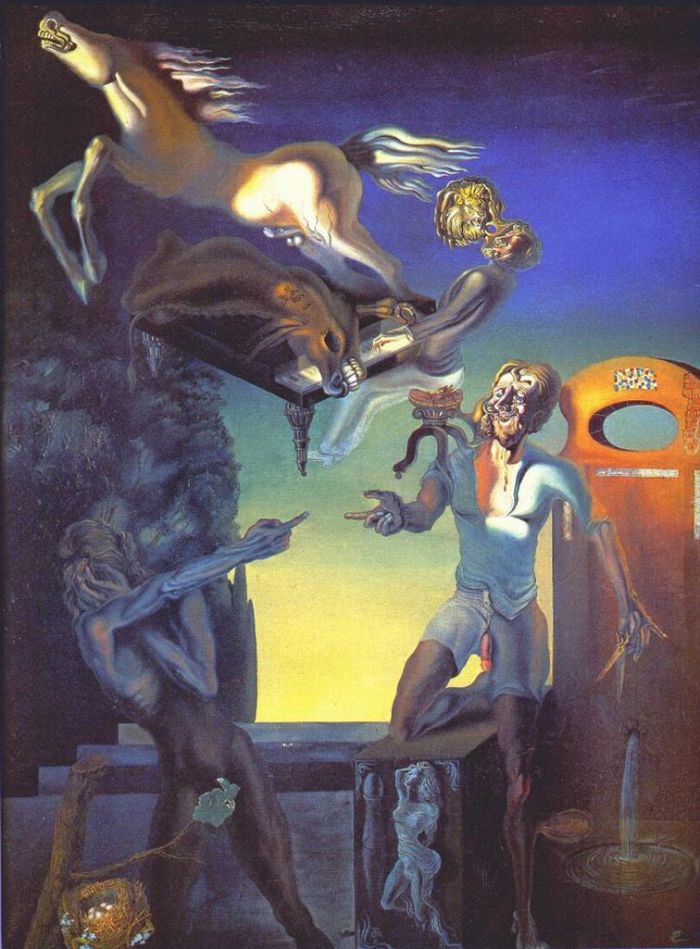 Salvador Dali's Contemporary Oil Painting - William Tell