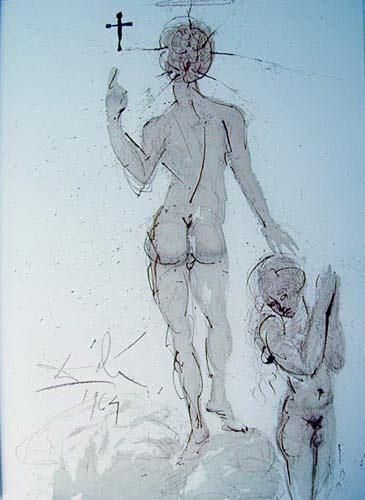 Salvador Dali's Contemporary Various Paintings - Asperges me hyssopo et mundabor