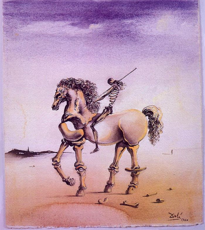 Salvador Dali's Contemporary Various Paintings - Cavallo Metafisco