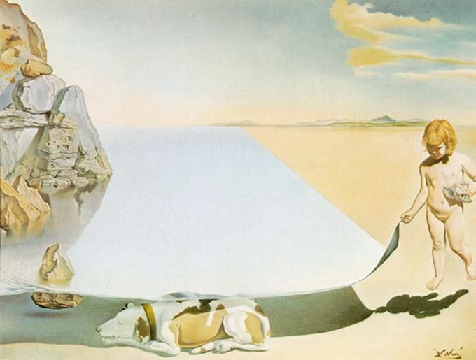 Salvador Dali's Contemporary Various Paintings - Dali at the Age of Six