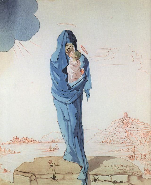 Salvador Dali's Contemporary Various Paintings - Day of the Virgin