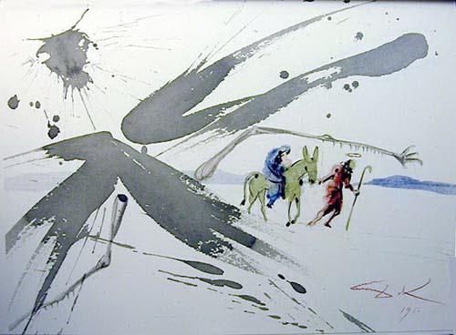 Salvador Dali's Contemporary Various Paintings - Ex Aegypto vocavi filium meum