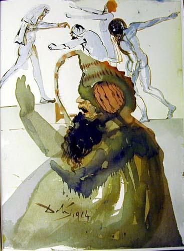 Salvador Dali's Contemporary Various Paintings - Iosephet fratres in Aegypto