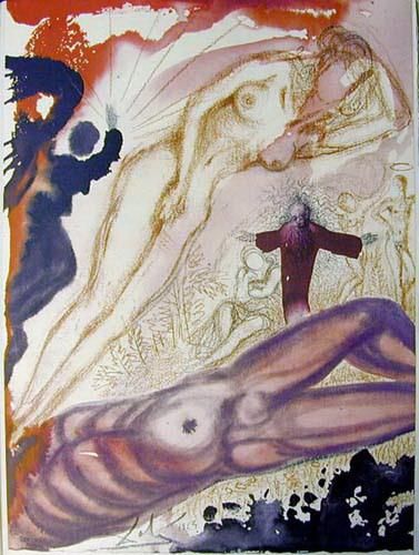 Salvador Dali's Contemporary Various Paintings - Mulier e latere viri