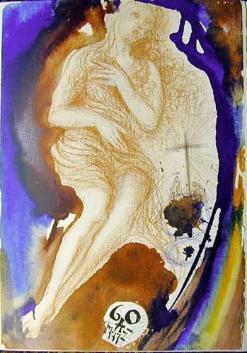 Salvador Dali's Contemporary Various Paintings - Muliere peccatrici remittuntur peccata multa