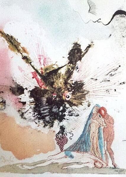 Salvador Dali's Contemporary Various Paintings - Noe qui primus plantavit vineam