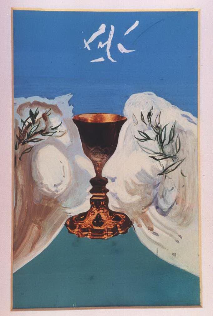 Salvador Dali's Contemporary Various Paintings - The Gold Chalice