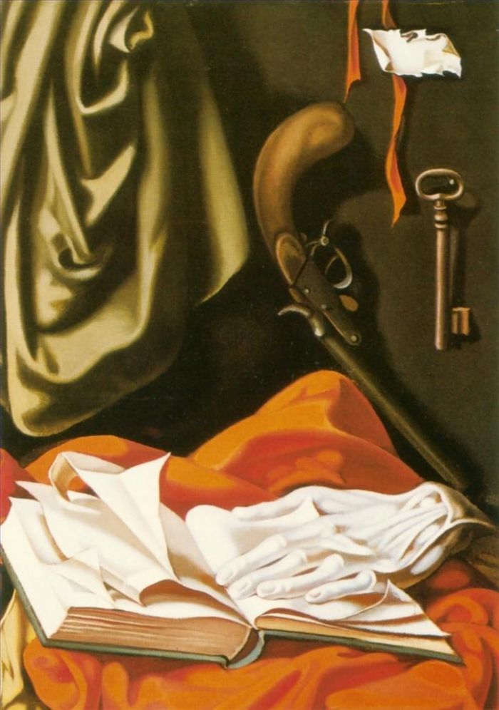Tamara de Lempicka's Contemporary Oil Painting - Key and hand 1941