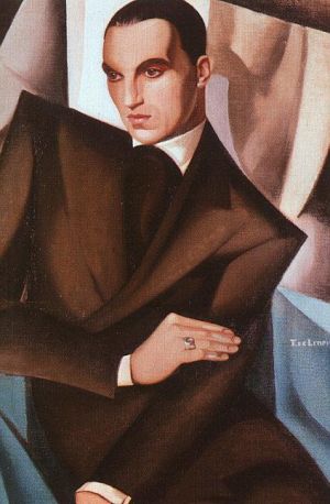 Contemporary Artwork by Tamara de Lempicka - Portrait of marquis sommi 1925