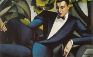 Contemporary Artwork by Tamara de Lempicka - Portrait of the marquis d afflito 1925