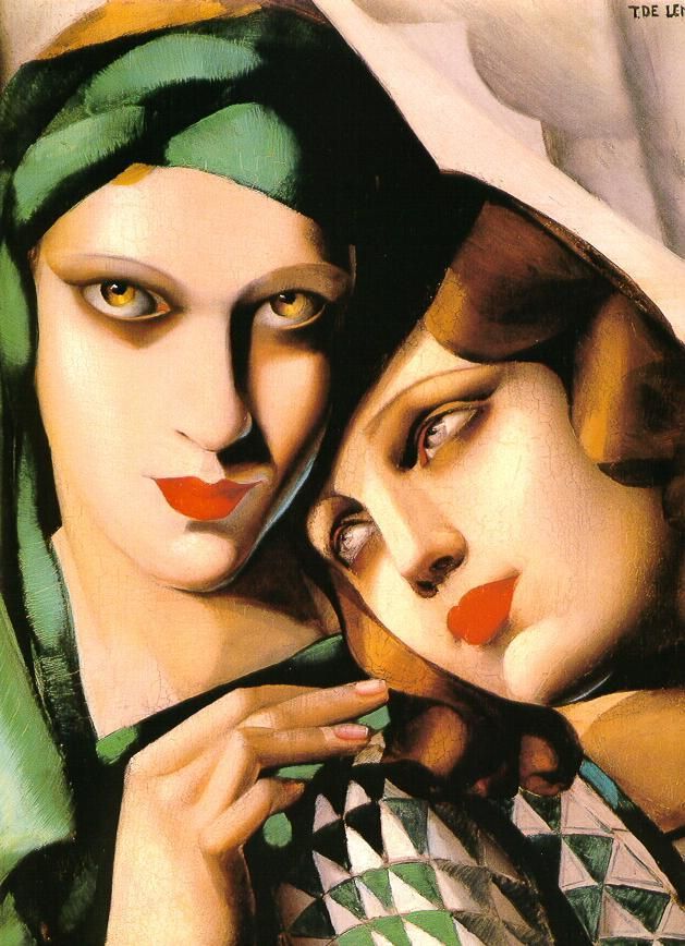 Tamara de Lempicka's Contemporary Oil Painting - The green turban 1930