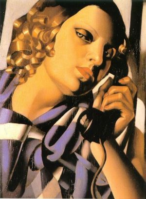 Contemporary Artwork by Tamara de Lempicka - The telephone 1930