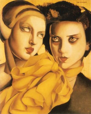 Contemporary Artwork by Tamara de Lempicka - Young ladies 1927