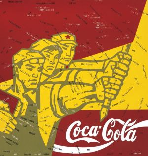 Contemporary Artwork by Wang Guangyi - Mass Criticism Cocacola 2