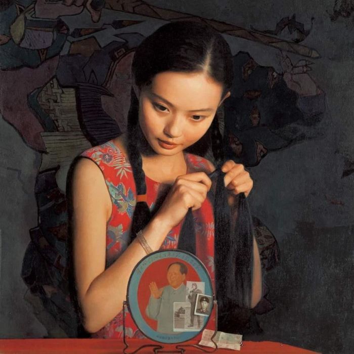 Wang Yidong's Contemporary Oil Painting - Early morning