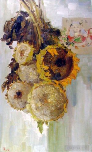 Contemporary Oil Painting - Sunflowers