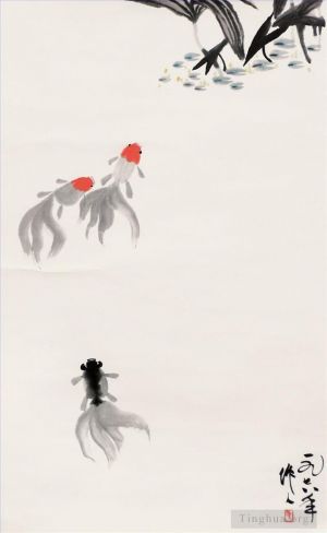 Contemporary Chinese Painting - Goldfish
