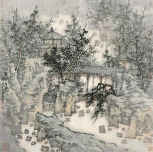 Contemporary Chinese Painting - Spring in Su Garden