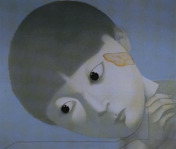 Zhang Xiaogang's Contemporary Oil Painting - My memory nr 2 2002