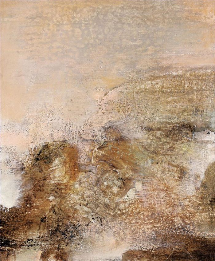 Zao Wou-Ki's Contemporary Oil Painting - 82 8 24