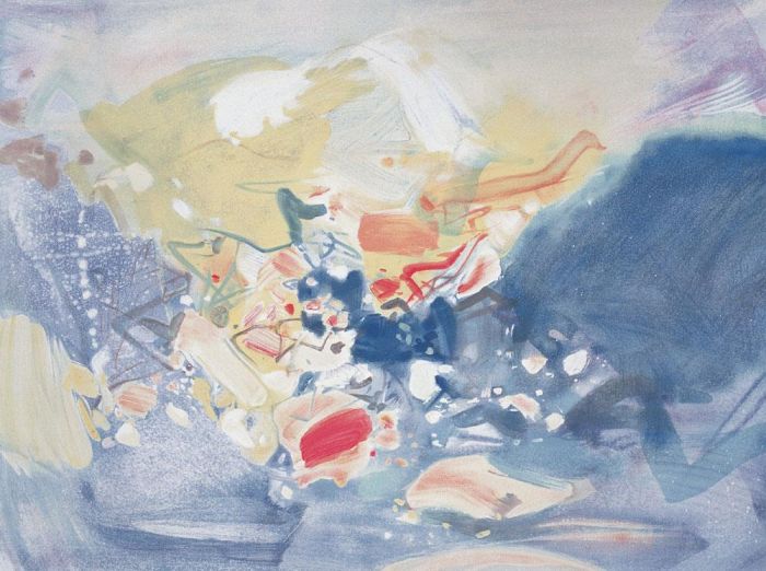 Chu Teh-Chun's Contemporary Oil Painting - 2000A