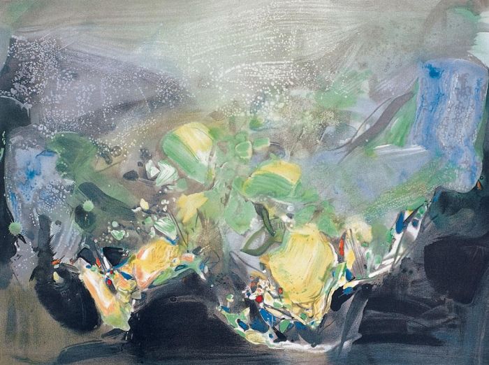Chu Teh-Chun's Contemporary Oil Painting - 2000E