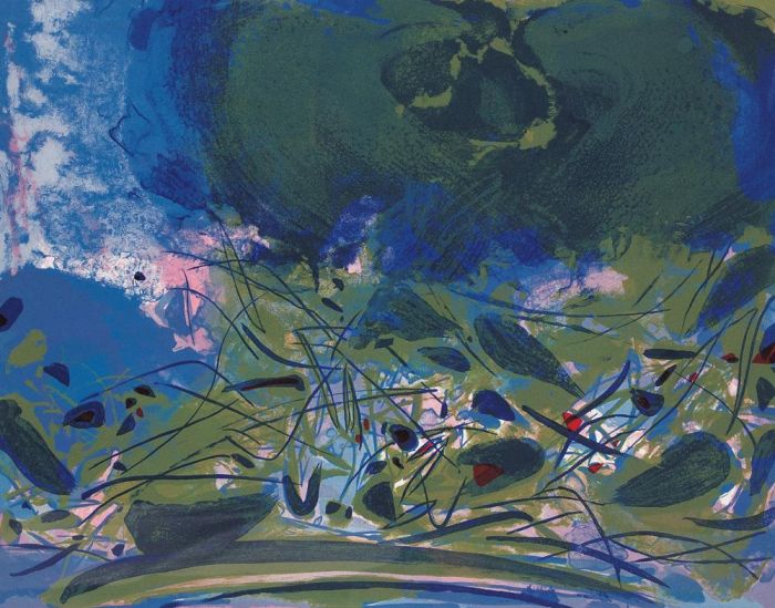 Chu Teh-Chun's Contemporary Oil Painting - Early Spring