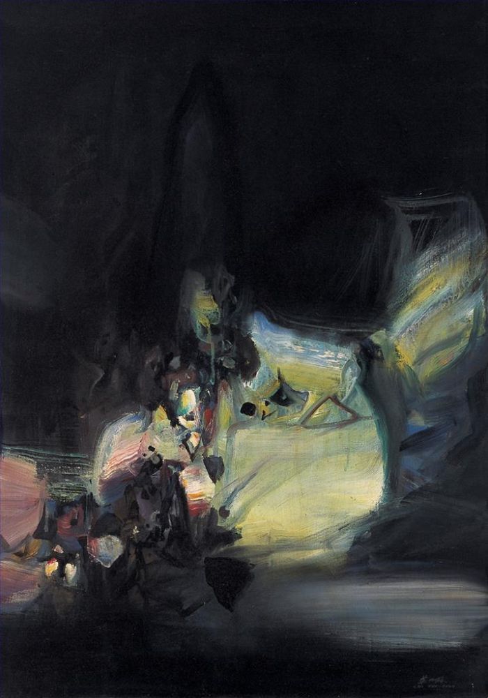 Chu Teh-Chun's Contemporary Oil Painting - NO 503