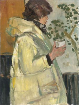 Contemporary Oil Painting - A Cup of Tea