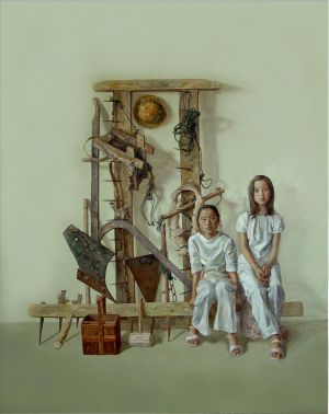 Contemporary Artwork by Chen Lingjie - The Story of Grandpa