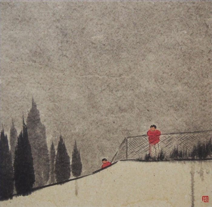 Cui Tong's Contemporary Chinese Painting - Boring