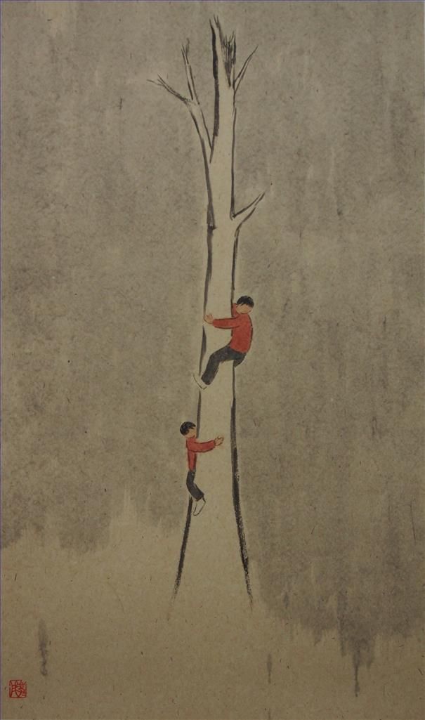 Cui Tong's Contemporary Chinese Painting - The Waking of Insects