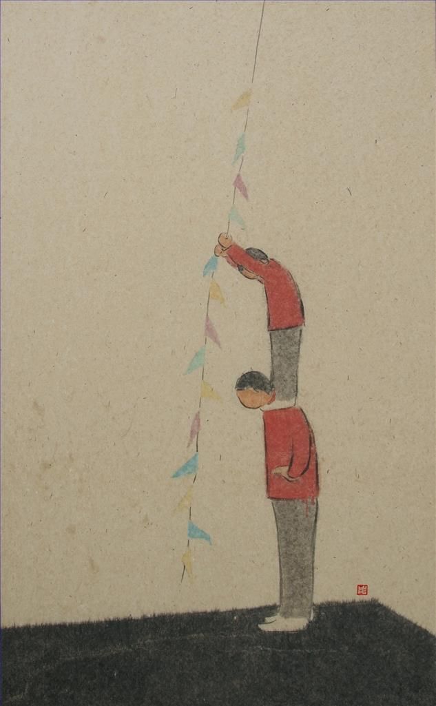 Cui Tong's Contemporary Chinese Painting - Untitled