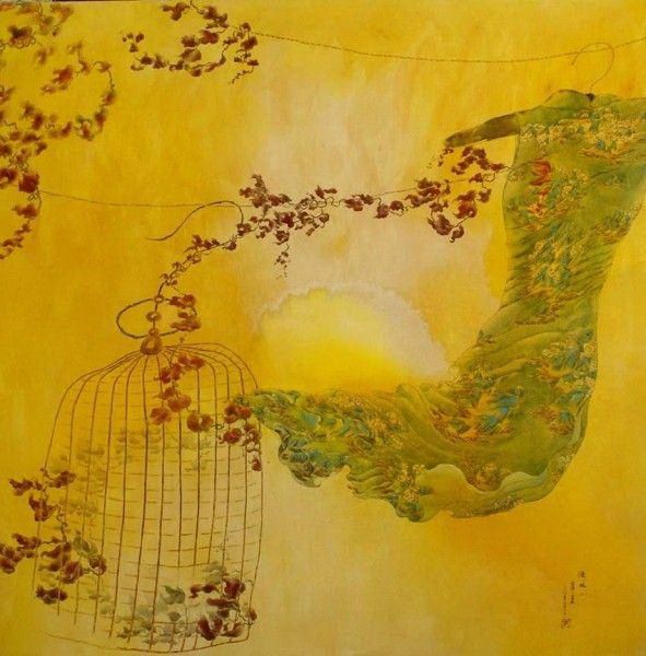 Deng Yunning's Contemporary Chinese Painting - Spread
