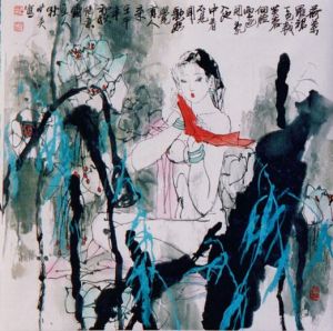 Contemporary Artwork by Di Shaoying - Ancient Figure