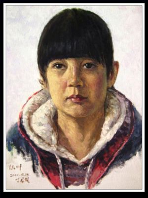 Contemporary Artwork by Ding Longfa - Portrait