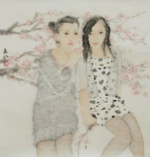 Contemporary Chinese Painting - Sisters