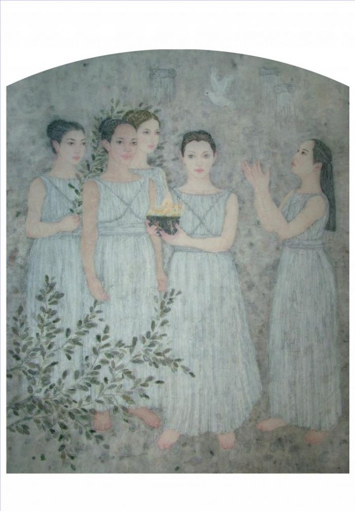 Ding Sumei's Contemporary Chinese Painting - The Same Dream