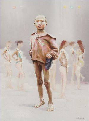 Contemporary Artwork by Duan Yuhai - Scene of The Time Leftover Children