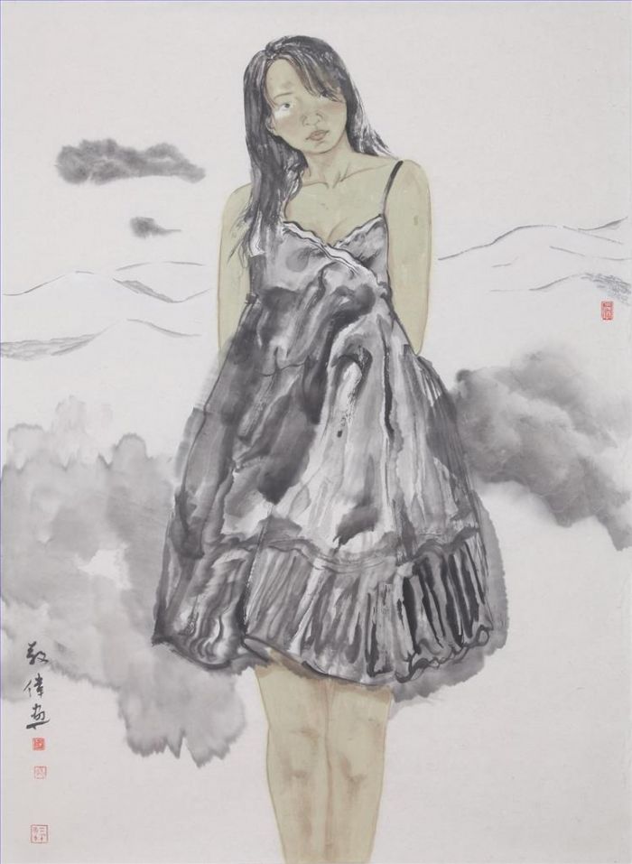 Fan Jingwei's Contemporary Chinese Painting - Jiawu Ink Painting 4