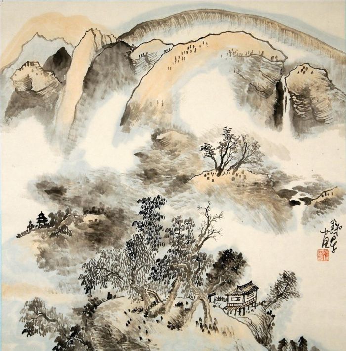 Fan Tiexing's Contemporary Chinese Painting - Landscape 3