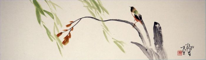 Fan Tiexing's Contemporary Chinese Painting - Painting of Flowers and Birds in Traditional Chinese Style 13