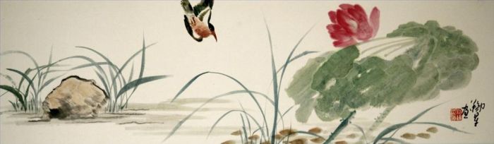 Fan Tiexing's Contemporary Chinese Painting - Painting of Flowers and Birds in Traditional Chinese Style 14