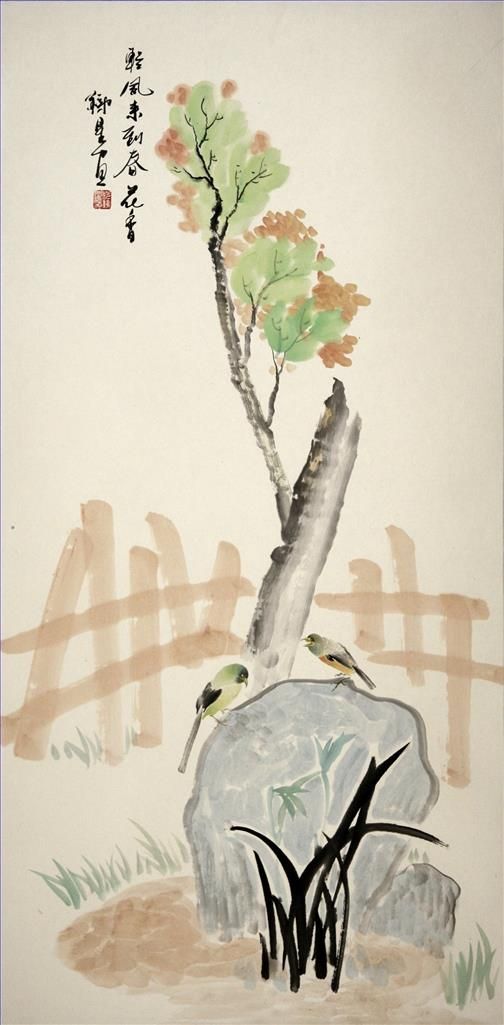 Fan Tiexing's Contemporary Chinese Painting - Painting of Flowers and Birds in Traditional Chinese Style 17