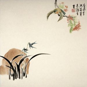 Contemporary Chinese Painting - Painting of Flowers and Birds in Traditional Chinese Style 18