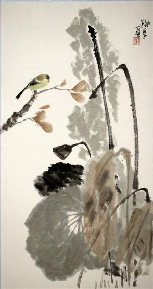 Contemporary Chinese Painting - Painting of Flowers and Birds in Traditional Chinese Style 19